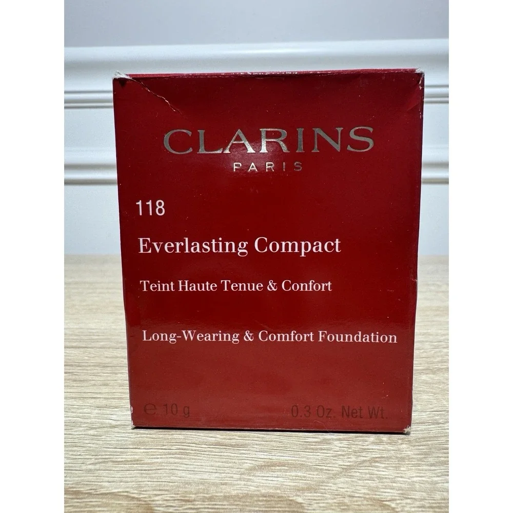 Clarins Everlasting‎ Compact Foundation .3oz 118 SIENNA